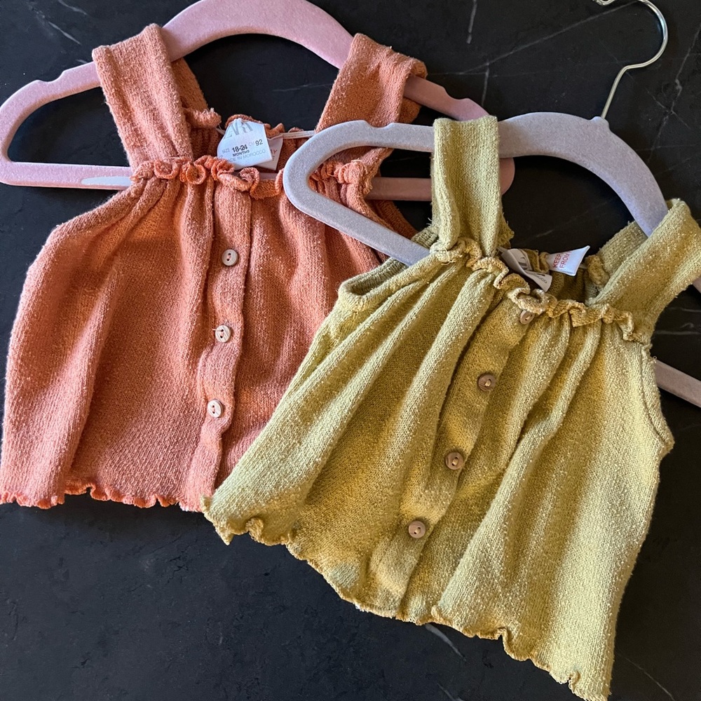 Zara 18-24 months tanks